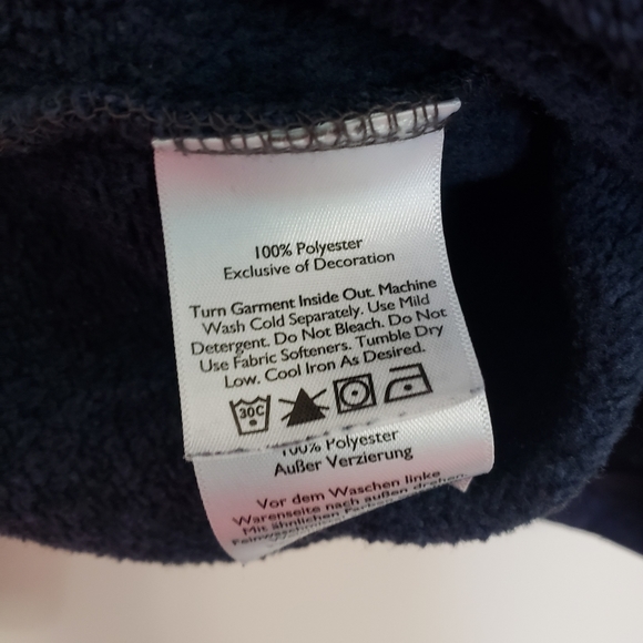 Men's Large Tall Knit Pullover 1/2 Zip Convertor Eddie Bauer Heathered Blue - Picture 4 of 6